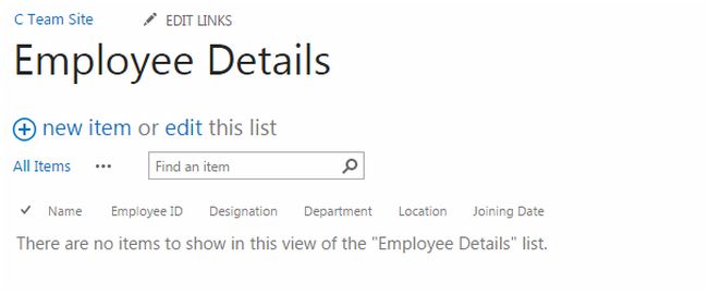 employee details